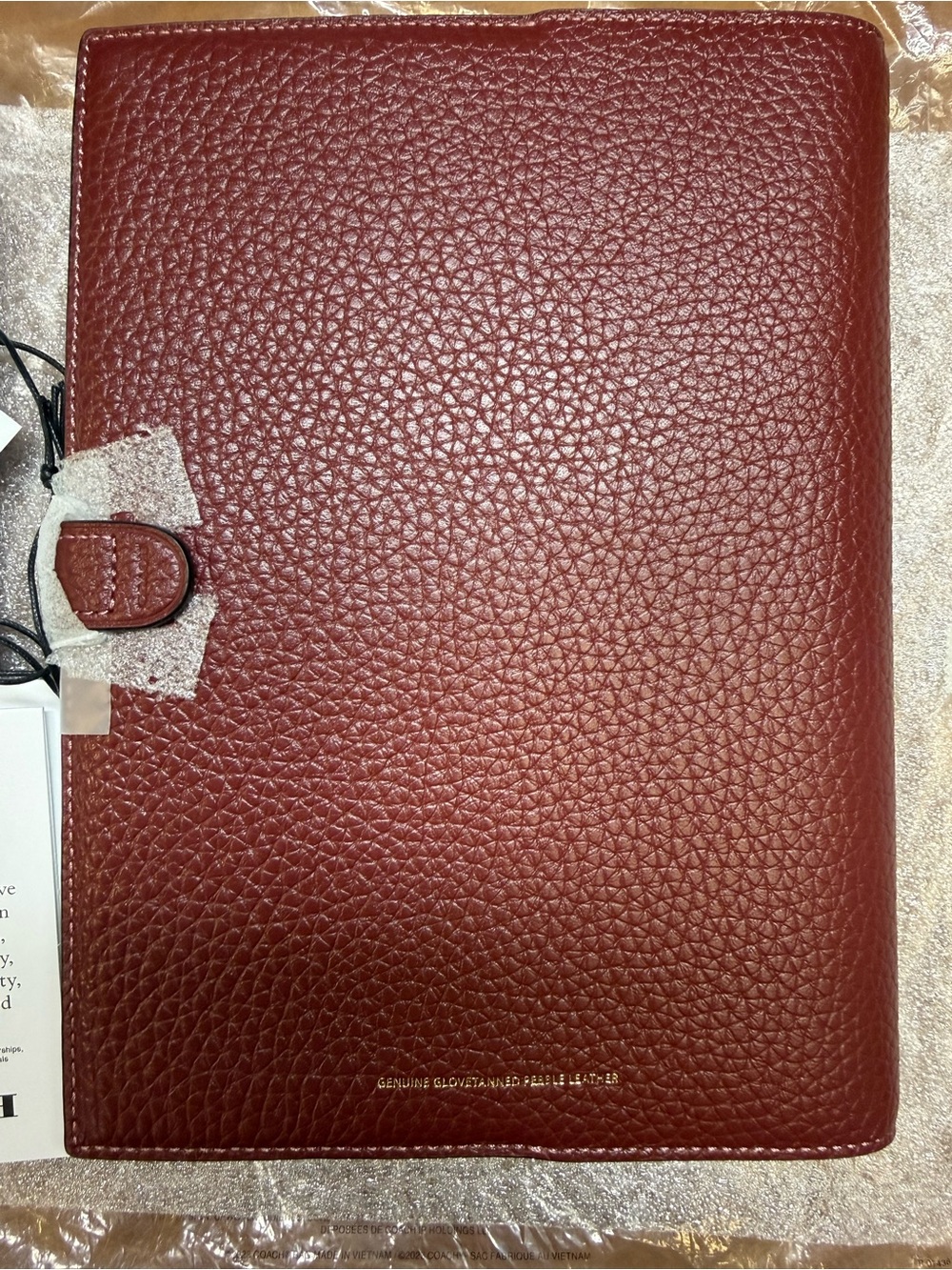 Coach x Disney Minnie Mouse Leather Notebook Cover - Picture 2 of 7
